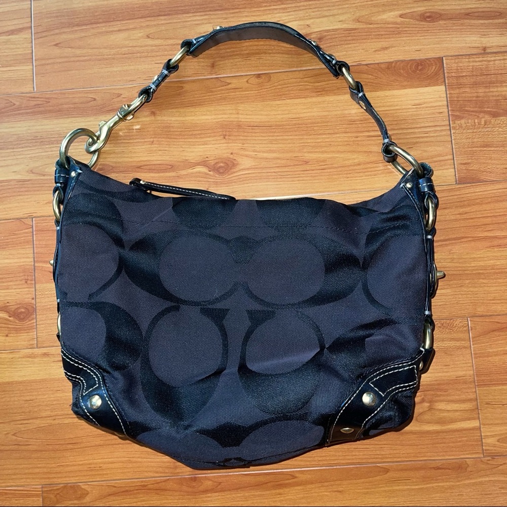Y2K Coach black shoulder bag 🖤